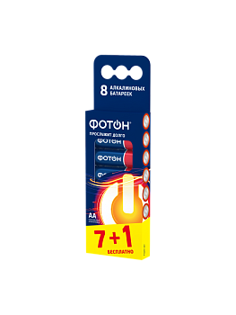 Элемент питания ФОТОН LR6 BP8 (7+1)