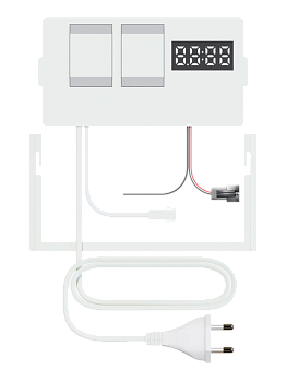 BEZTENI сенсорный выключатель 2CH 220V +обогрев +часы