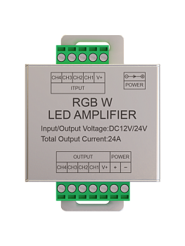 Усилитель УС-401 RGB+W (металл, IP20)