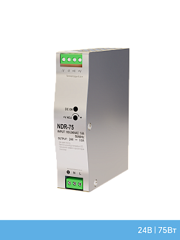 Блок питания Bezteni NDR- 75-24 24В 75Вт 3.2A КПД 88% IP20