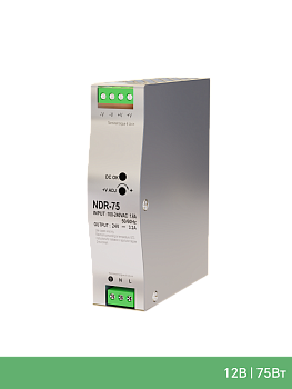 Блок питания Bezteni NDR- 75-12 12В 75Вт 6.3A КПД 85.5% IP20