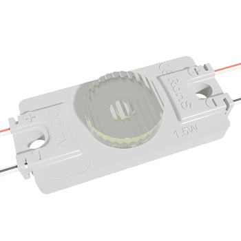 Светодиодный модуль для торцевой засветки RoRi 1LED 12В 1.5Вт 150-160Лм 60x10гр IP65 белый 7500K