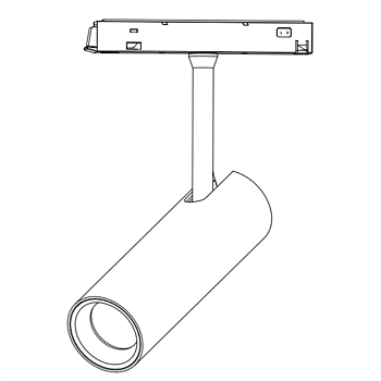 Трековый светильник Rori СВ08-24 48В 24Вт 24° CRI >90 3000K D58xL155xH190 (1/20)