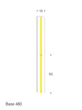 Светодиодная COB-лента Kurato IP33 1CH 10мм 48В 480LED 10Вт/м 6500K Ra95 (катушка 30 м)