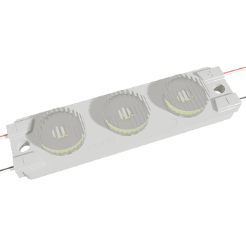 Светодиодный модуль для торцевой засветки RoRi 3LED 12В 3Вт 280-290Лм 20x33гр IP65 белый 7500K