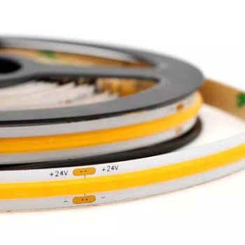 Светодиодная COB-лента Kurato 1CH 8мм 24В 528LED 13Вт/м CRI90 4000K (катушка 10 м)